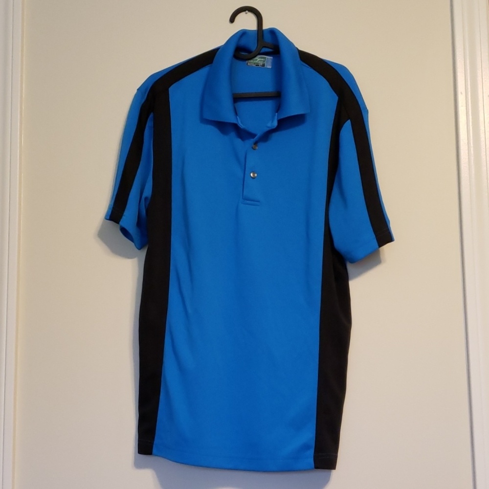 Blue and Black Polo